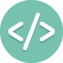 Icon flacher Kreis-Tag html