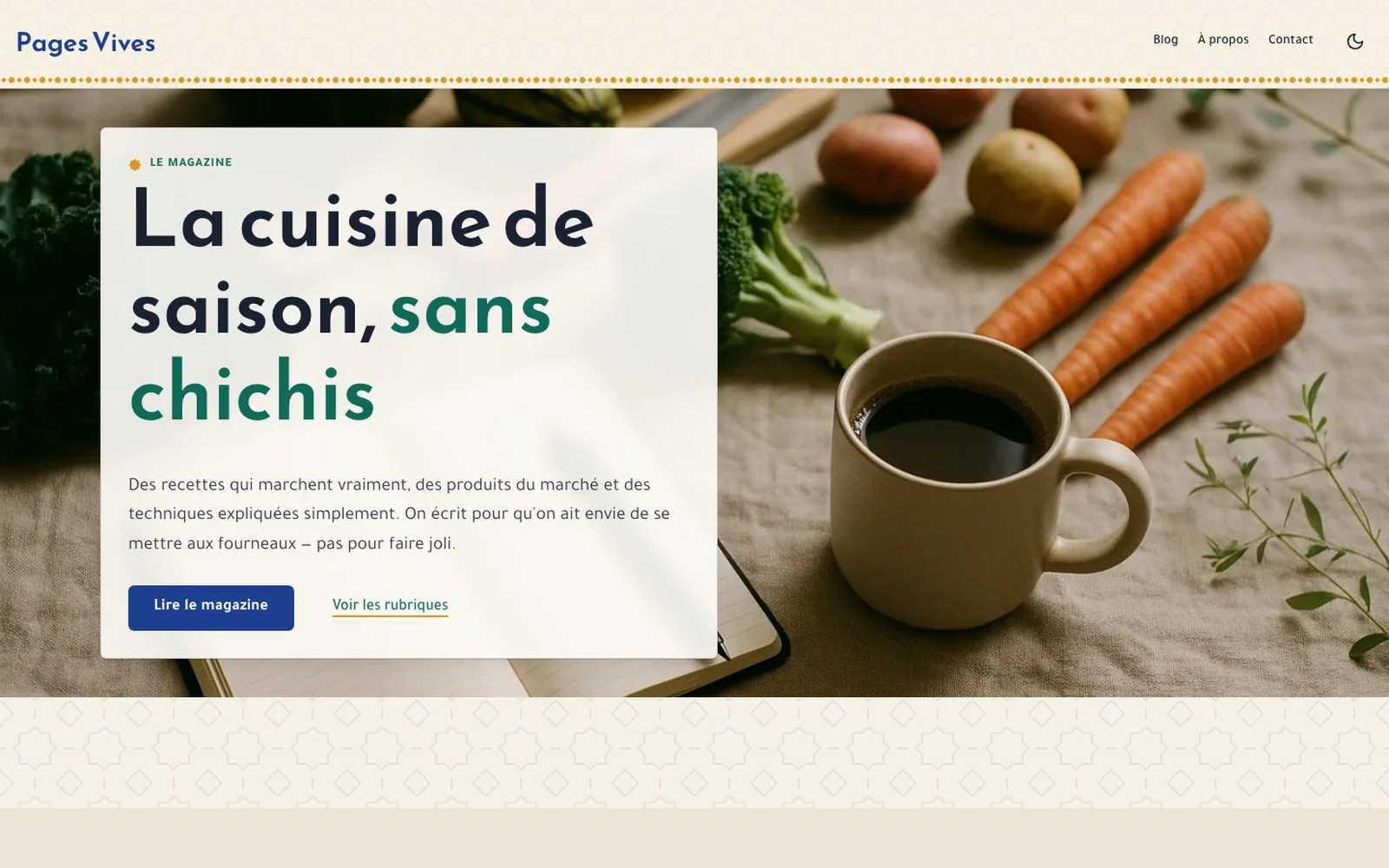 Zellige — Géométrie mauresque, bleu de Fès et safran