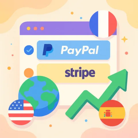 Paiements depuis différents pays